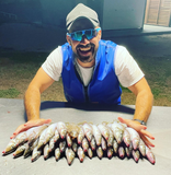 Pink Whiting Rig Size #4 Circle Hooks on 20lb Leader - Paternoster Style Rig