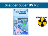 Mixed Pack - Super UV Snapper Rig Size 5/0 Circle Hooks with Atomic Glow 60lb Paternoster | Snapper Snatcher