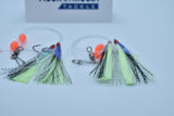 Super UV Lumo Paternoster Whiting Rig #4 Circle Hook on 30lb Leader