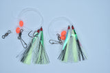 Super UV Lumo Paternoster Whiting Rig #4 Circle Hook on 30lb Leader