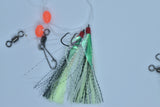 Super UV Lumo Paternoster Whiting Rig #4 Circle Hook on 30lb Leader