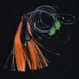 Orange - Super UV Snapper Rig Size 5/0 Circle Hooks with Atomic Glow 60lb Paternoster | Snapper Snatcher