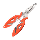 Hook in Mouth Tackle Stainless Steel Fishing Line Scissors Multifunctional Curved Fishing Plier