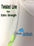 Twisted Paternoster Rig - 6/0 Octopus Beak Hooks on 80lb Leader