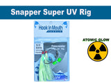 Mixed Pack - Super UV Snapper Rig Size 5/0 Circle Hooks with Atomic Glow 60lb Paternoster | Snapper Snatcher
