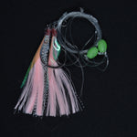 Pink - Super UV Snapper Rig Size 5/0 Circle Hooks with Atomic Glow 60lb Paternoster