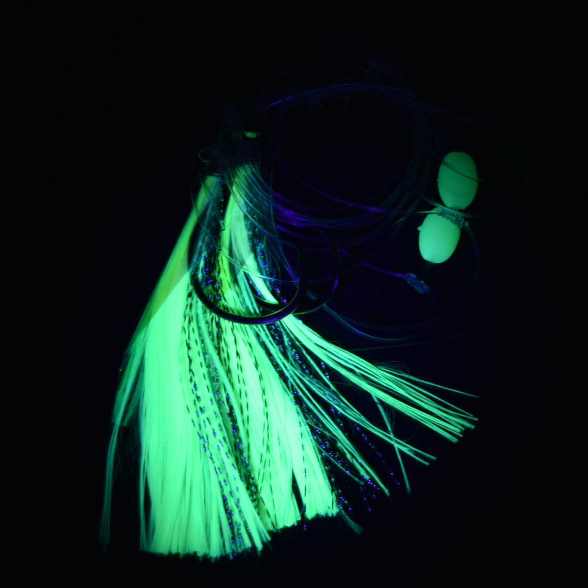 Yellow - Super UV Snapper Rig Size 5/0 Circle Hooks with Atomic Glow 6 ...