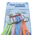 8 DIY Super UV Snapper Hooks, Size 3/0, 4/0, 5/0 & 6/0 Circle Hooks