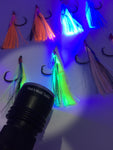 BLACK UV TORCH, FISHING, 21 LED MAGIC ON FLASHER RIGS - SNAPPER WHITING